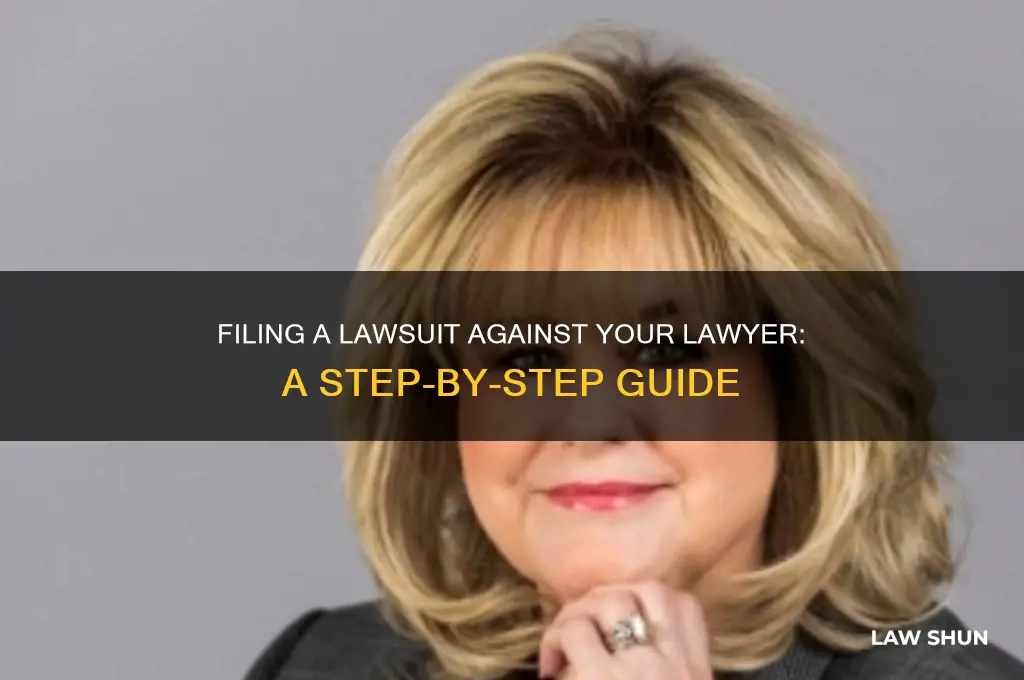 how to field a law suit on a laywer