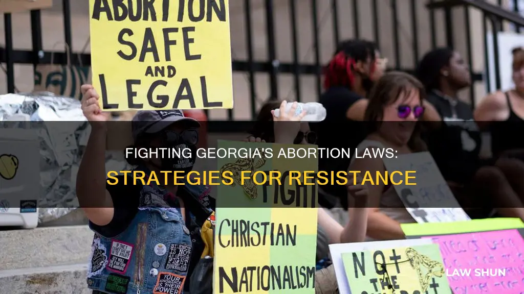 how to fight georgia abortion laws