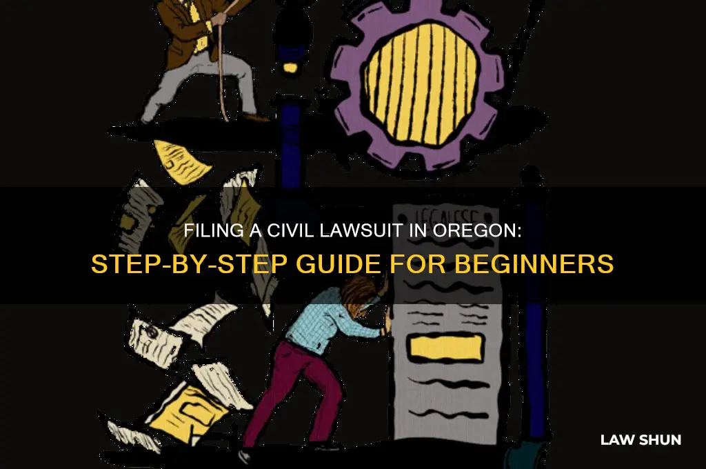 how to file a cival law suit in oregon