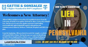 Filing Common Law Liens in Pennsylvania: A Step-by-Step Guide