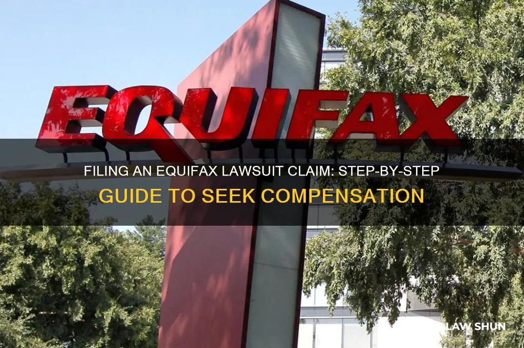 how to file a equifax law suit claim