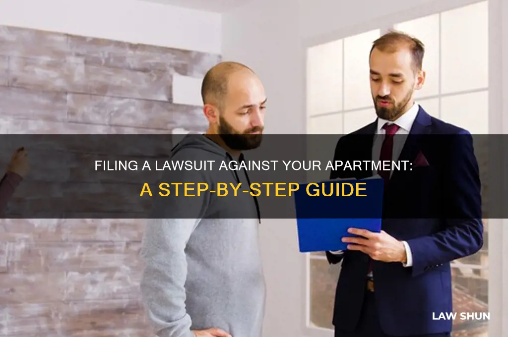 how to file a law suit against your apartment