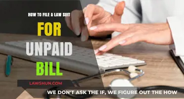 Filing a Lawsuit for Unpaid Bills: A Step-by-Step Legal Guide