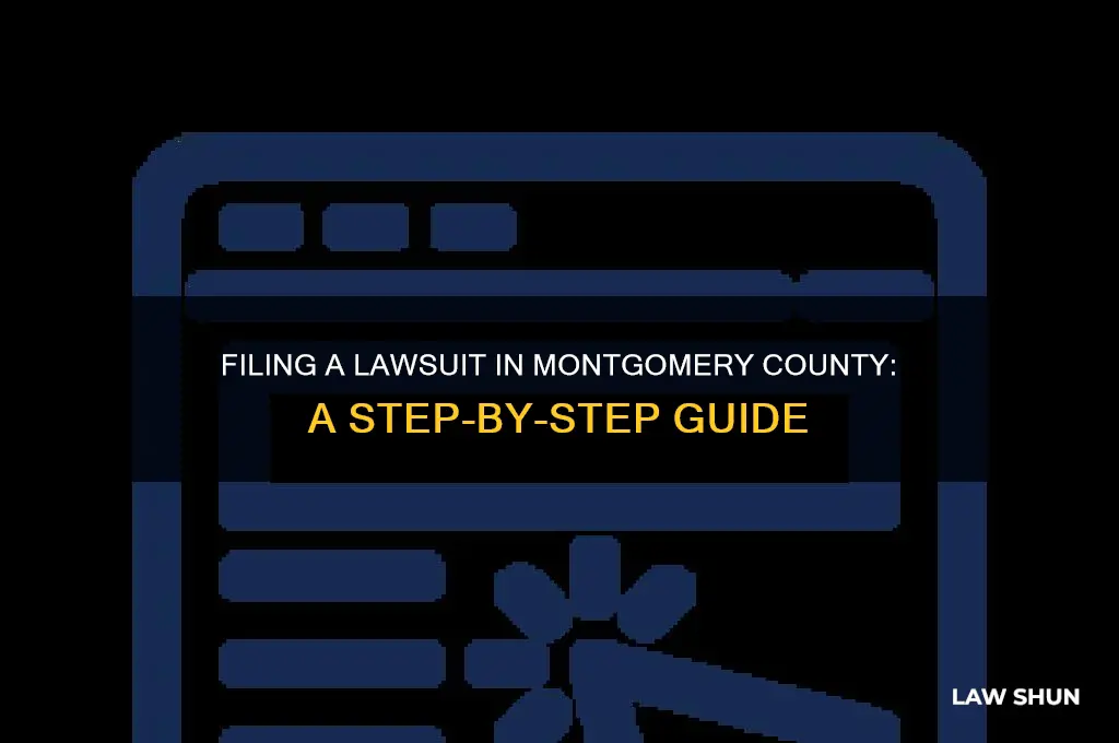 how to file a law suit in montgomery county