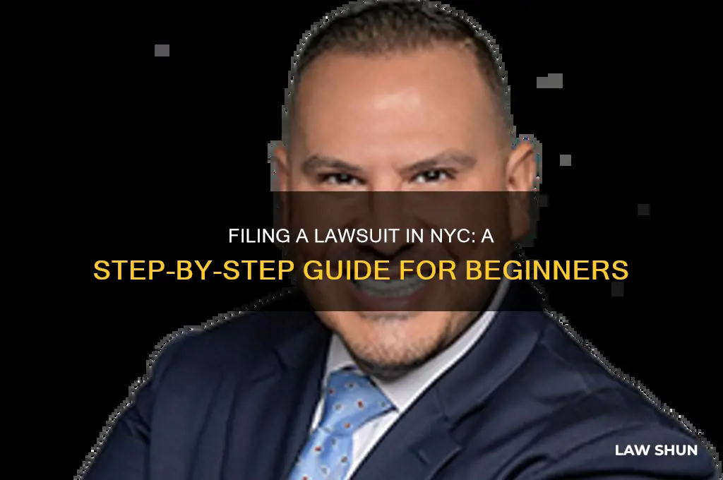 how to file a law suit nyc