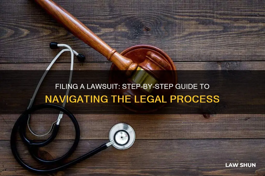 how to file a law suite