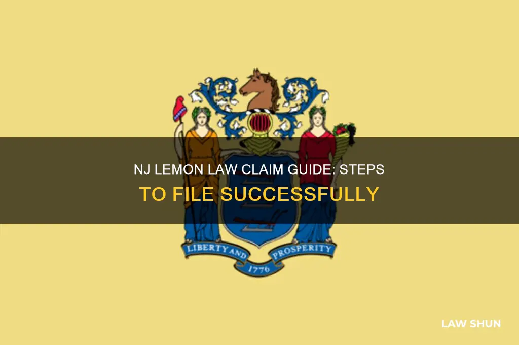 how to file a lemon law claim in nj