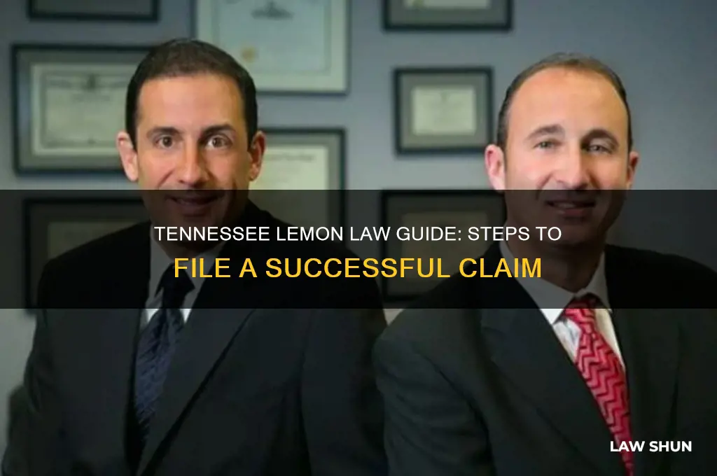 how to file a lemon law claim in tennessee