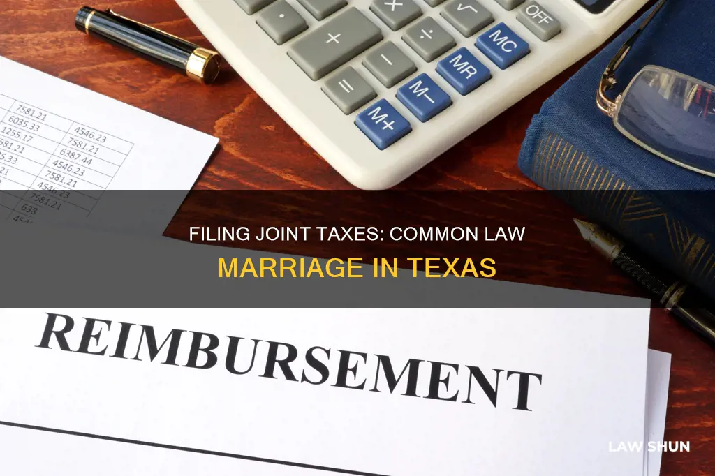 how to file joint taxes common law marriage in texas