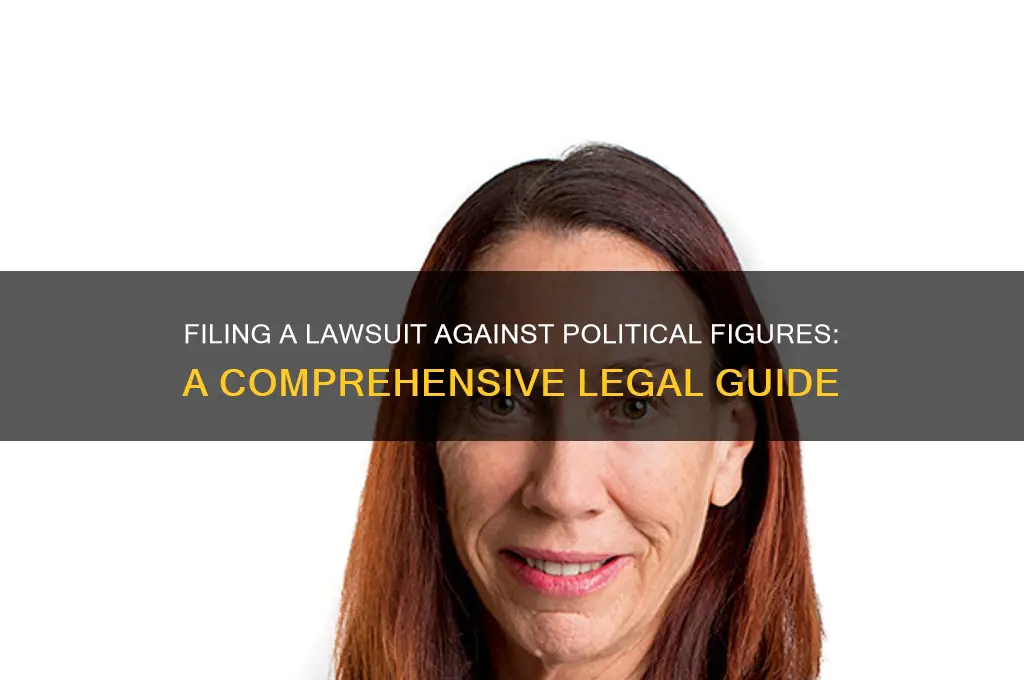 how to file law suite against political persons