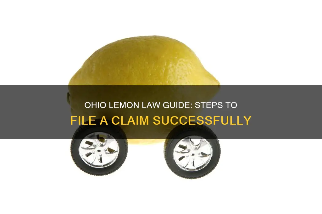 how to file lemon law in ohio