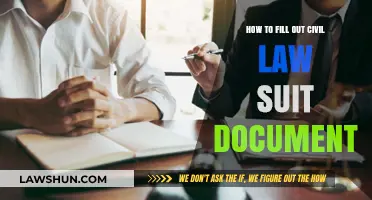 Mastering Civil Lawsuits: A Step-by-Step Guide to Filling Out Documents