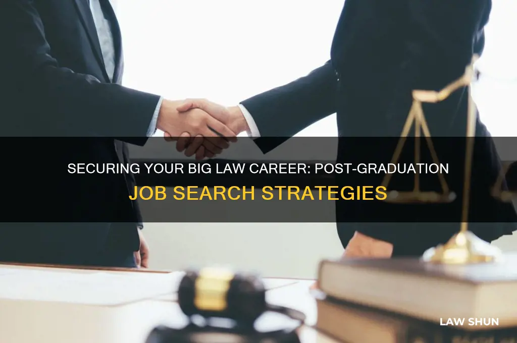 how to find a big law job after graduation