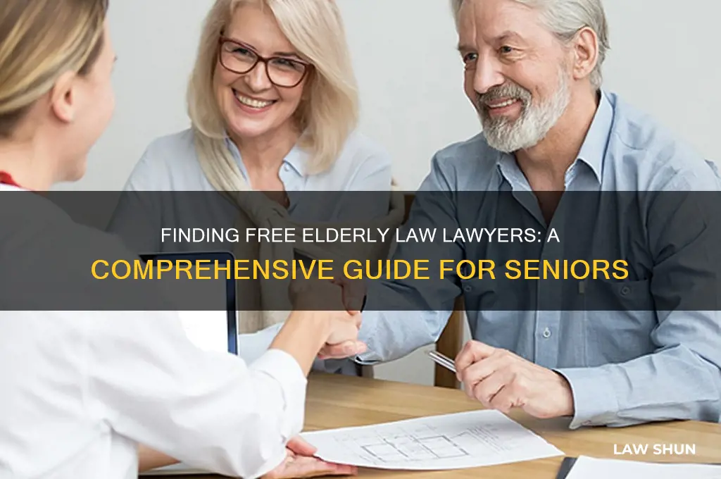 how to find a free elderly law lawyer