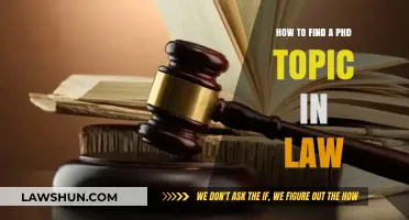 Discovering Your PhD Topic in Law: A Strategic Guide