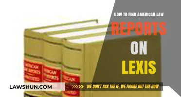 Finding American Law Reports on Lexis: A Step-by-Step Guide