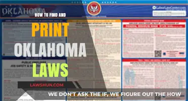 Finding and Printing Oklahoma Laws: A Comprehensive Step-by-Step Guide