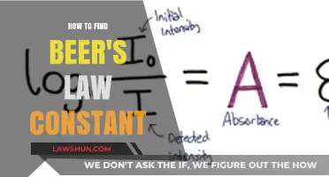 Discovering Beer's Law Constant: A Step-by-Step Guide to Accurate Calculation