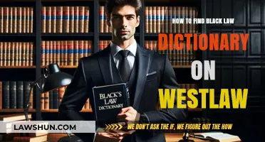 Locate Black's Law Dictionary on Westlaw: A Step-by-Step Guide