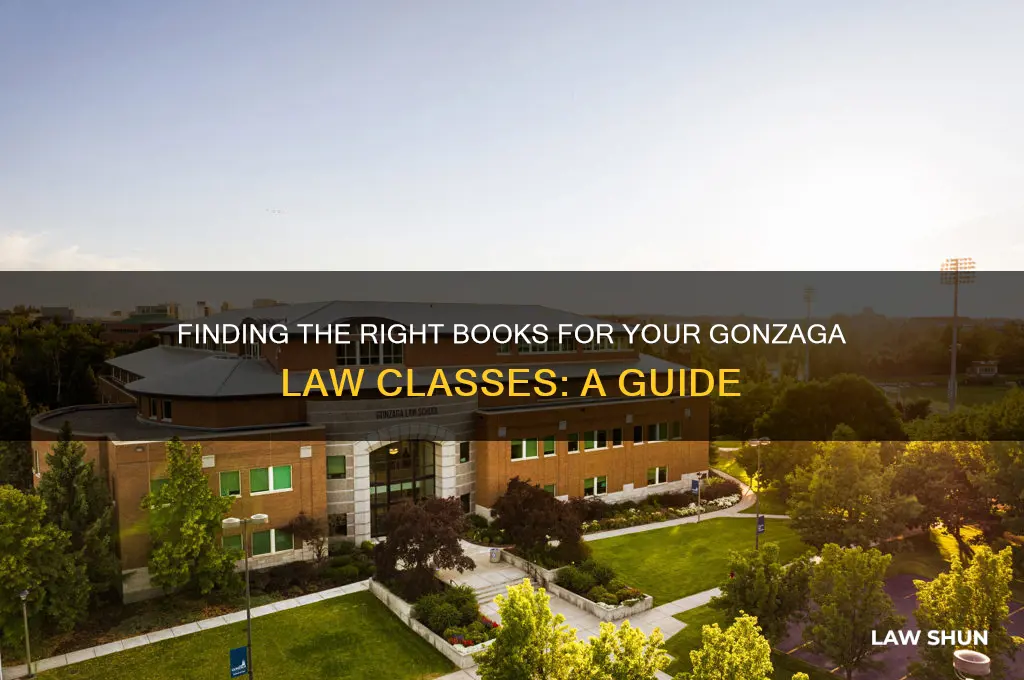 how to find books for class gonzaga law