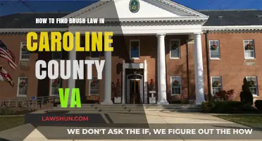 Finding Brush Law in Caroline County, VA: A Comprehensive Guide