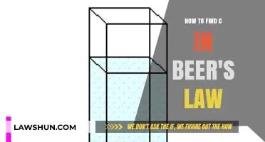 Unveiling Beer's Law: A Step-by-Step Guide to Finding Constant C
