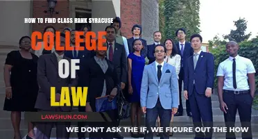 Discover Your Class Rank at Syracuse College of Law: A Guide