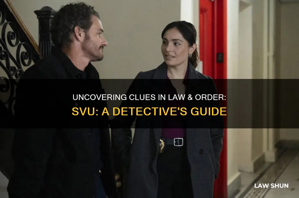 how to find clue in law and oreder svu