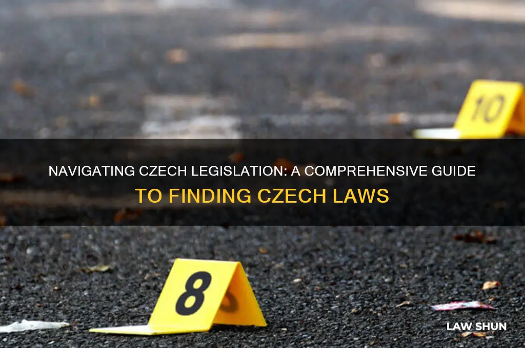 how to find czech laws