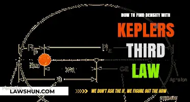 Finding Density Using Kepler's Third Law: A Step-by-Step Guide