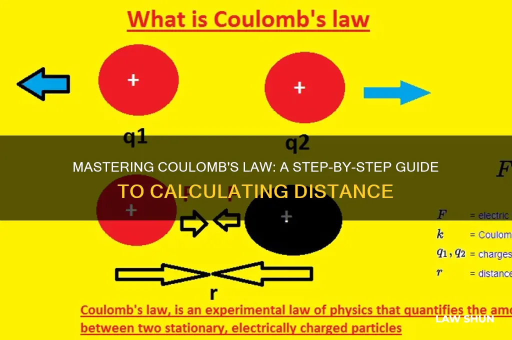 how to find distance in coulomb