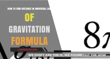 Understanding the Universal Law of Gravitation and Distance