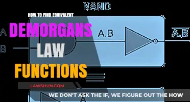 Mastering DeMorgan's Law: Techniques to Find Equivalent Logical Functions