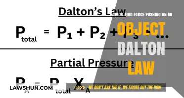 Understanding Forces on Objects: Applying Dalton's Law in Physics
