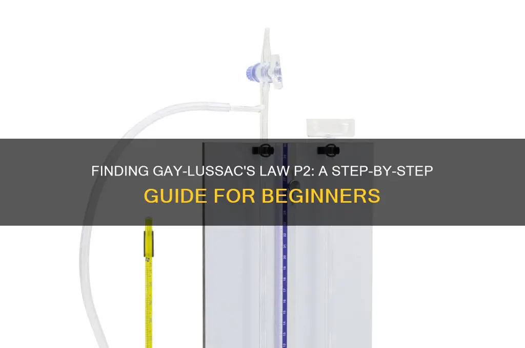 how to find gay lussac law p2