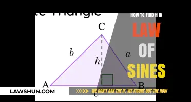 Mastering the Law of Sines: A Step-by-Step Guide to Finding h