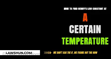 Finding Henry's Law Constant: A Temperature-Specific Calculation Guide