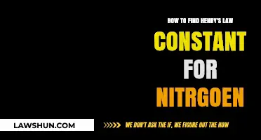 Finding Nitrogen's Henry's Law Constant: A Step-by-Step Guide