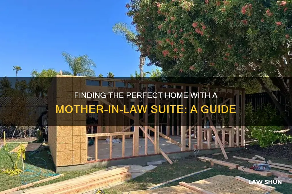 how to find house with mothern law suite