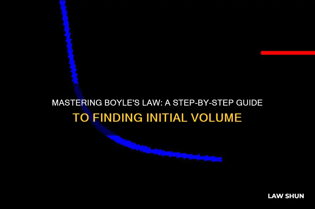 how to find initial volume in boyle