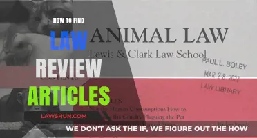 Mastering Legal Research: Effective Strategies to Find Law Review Articles