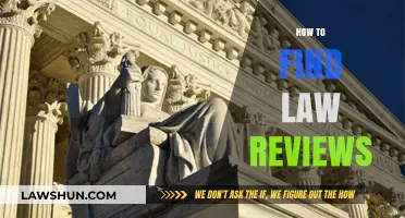 Discovering Legal Insights: A Guide to Locating Law Reviews