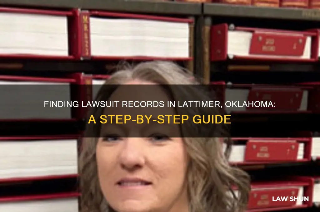 how to find law suit information in lattimer oklahoma