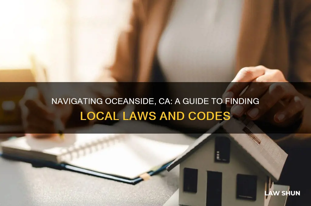 how to find laws and codes for oceanside ca