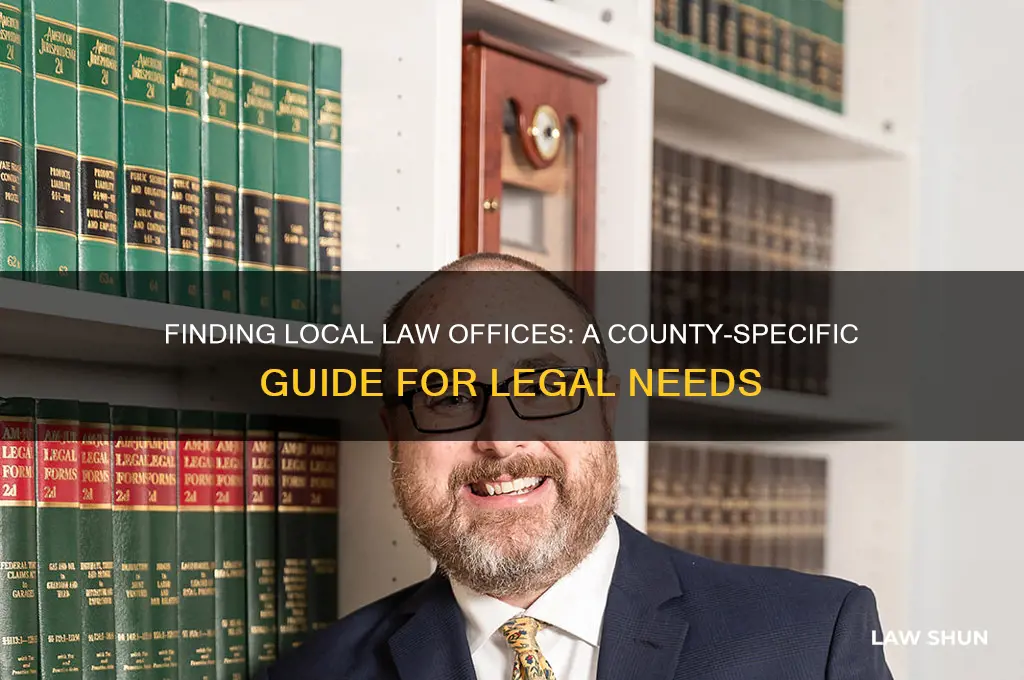 how to find list of law offices in a county