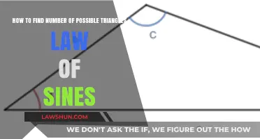 Using the Law of Sines to Determine Possible Triangle Combinations