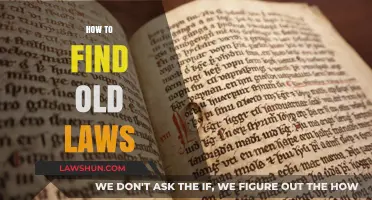 Uncovering History: A Guide to Locating and Researching Old Laws
