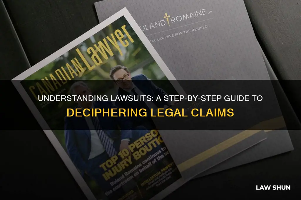 how to find out what a law suit is for