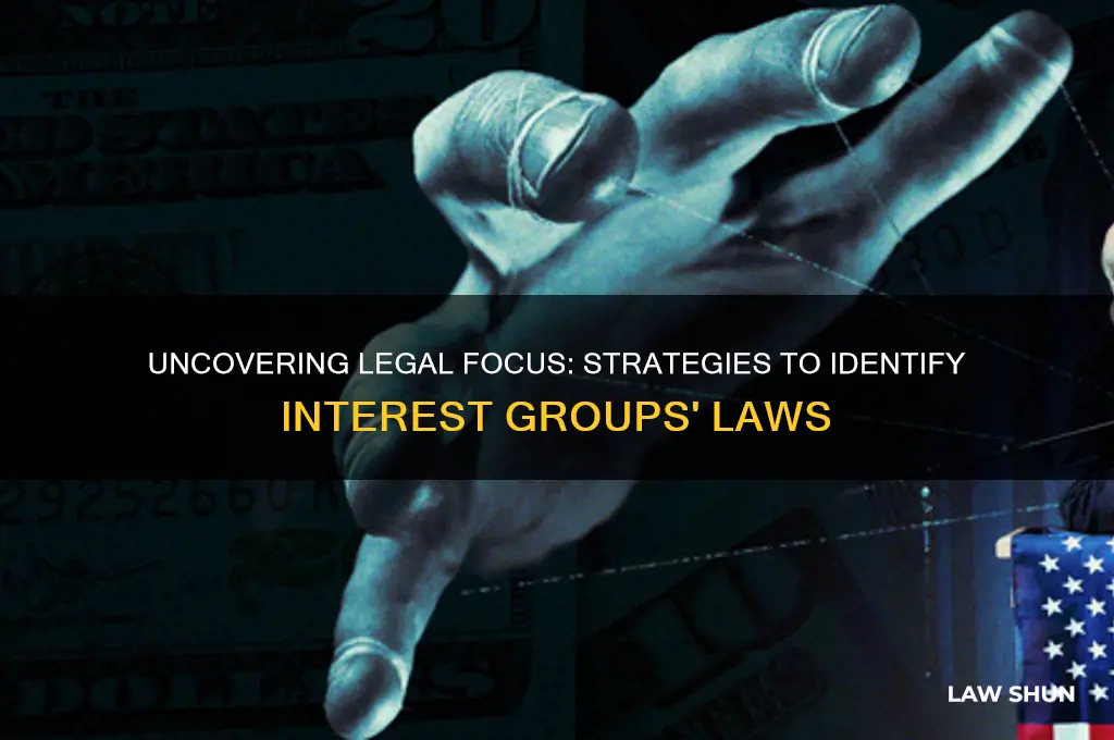 how to find out what laws interest groups