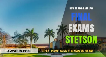 Finding Past Law Final Exams at Stetson University: A Comprehensive Guide